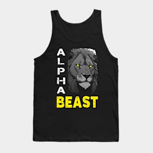 Alpha Animal Majestic Lion - Anime Shirt Tank Top